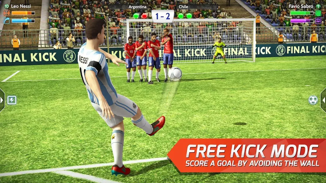 Взломанная Final Kick: Online Soccer (Финаль кик)  [МОД Все открыто] — полная версия apk на Андроид screen 2