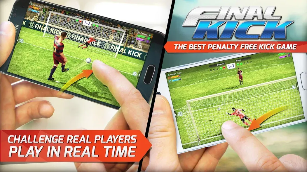 Взломанная Final Kick: Online Soccer (Финаль кик)  [МОД Все открыто] — полная версия apk на Андроид screen 3