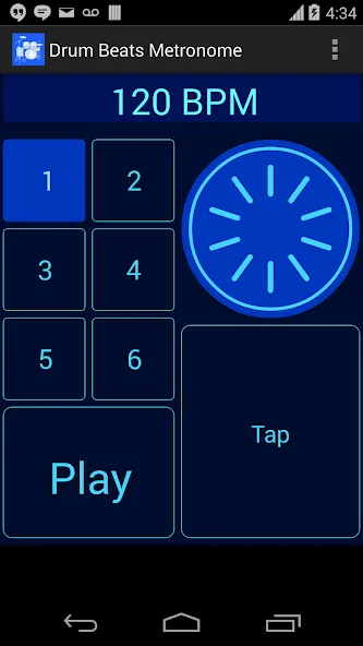 Скачать взлом Drum Beats Metronome  [МОД Menu] — стабильная версия apk на Андроид screen 1