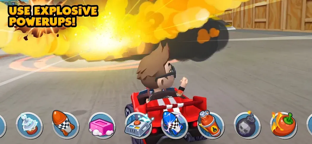 Взлом Boom Karts Multiplayer Racing (Бум Картс Мультиплеер Рейсинг)  [МОД Unlimited Money] — последняя версия apk на Андроид screen 4