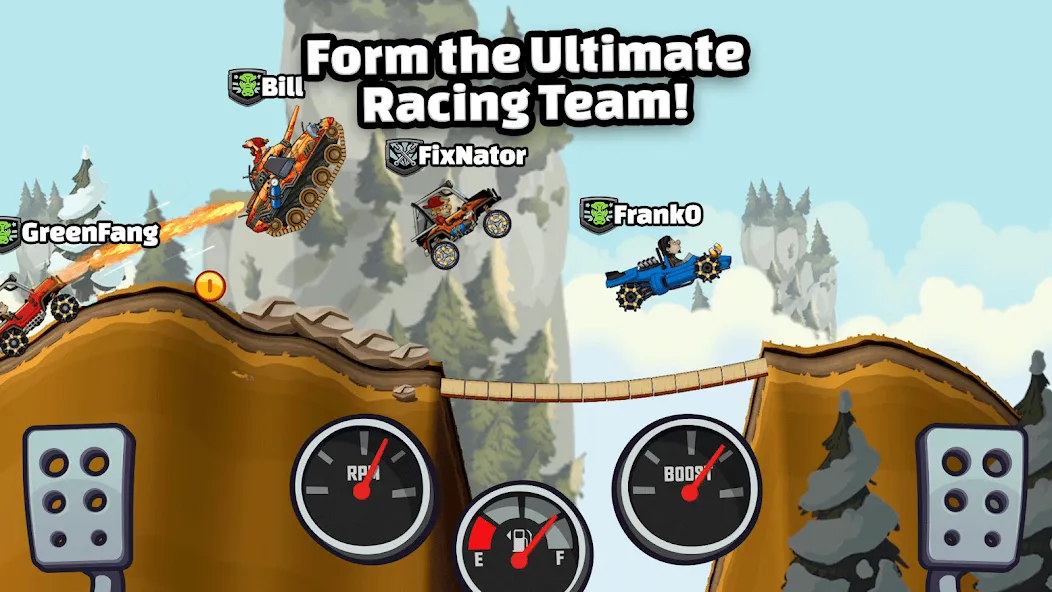 Взлом Hill Climb Racing 2 (Хилл Клаим Рейсинг 2)  [МОД Бесконечные монеты] — полная версия apk на Андроид screen 5