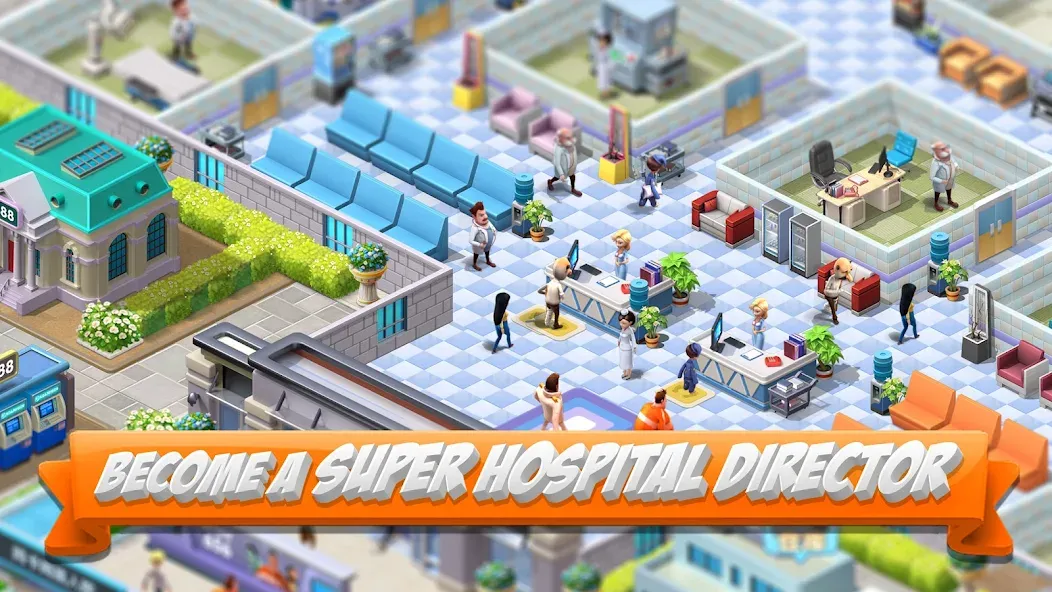 Скачать взломанную Sim Hospital2-Simulation (Сим Хоспитал2)  [МОД Menu] — последняя версия apk на Андроид screen 3