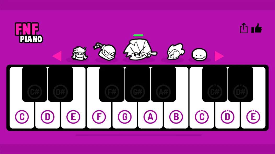 Скачать взлом FNF Piano (ФНФ Пиано)  [МОД Много монет] — последняя версия apk на Андроид screen 2