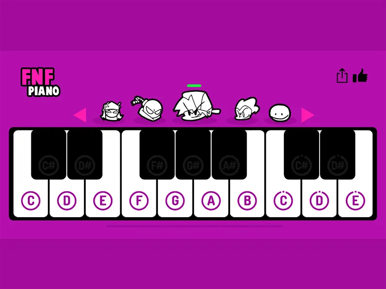 Скачать взлом FNF Piano (ФНФ Пиано)  [МОД Много монет] — последняя версия apk на Андроид screen 4