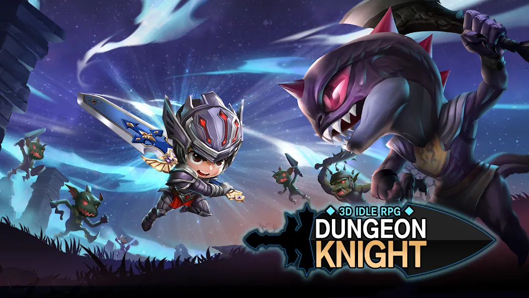 Скачать взлом Dungeon Knight (Данжен Найт)  [МОД Menu] — полная версия apk на Андроид screen 1