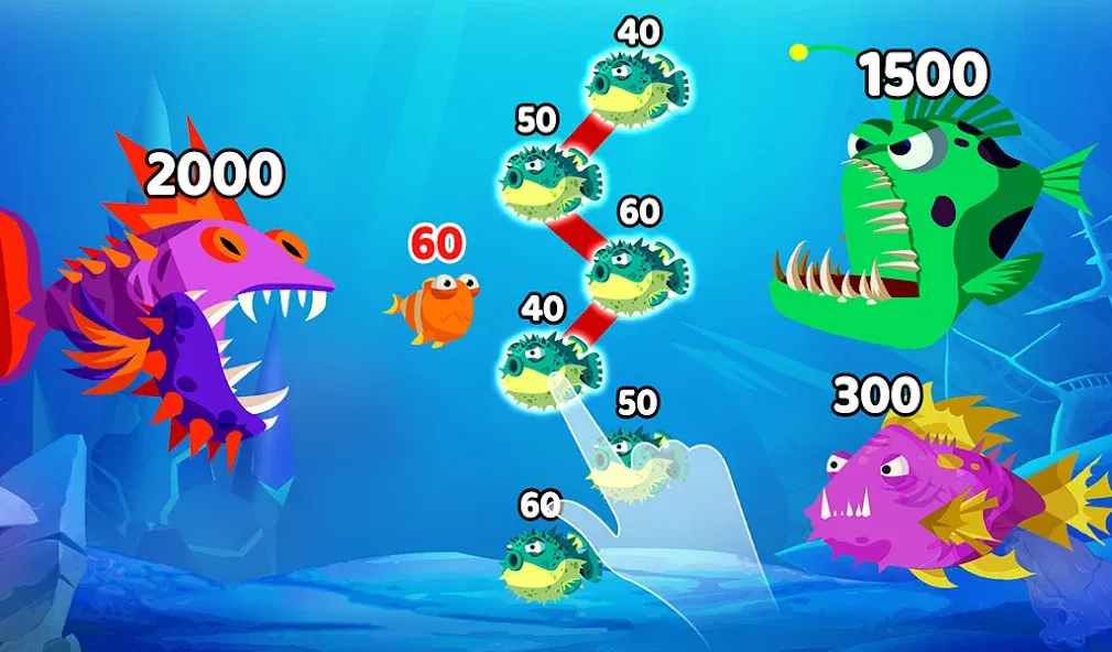 Взломанная Fish Town IO: Mini Aquarium (Фиш Таун Ай Ой)  [МОД Unlocked] — полная версия apk на Андроид screen 1