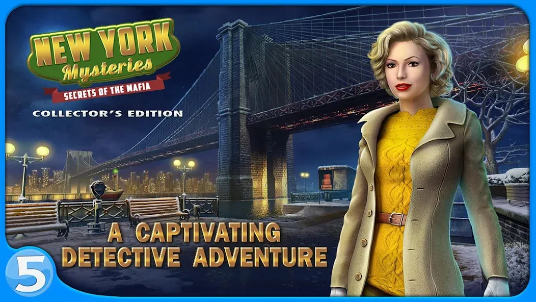 Скачать взломанную New York Mysteries 1  [МОД Много монет] — стабильная версия apk на Андроид screen 1