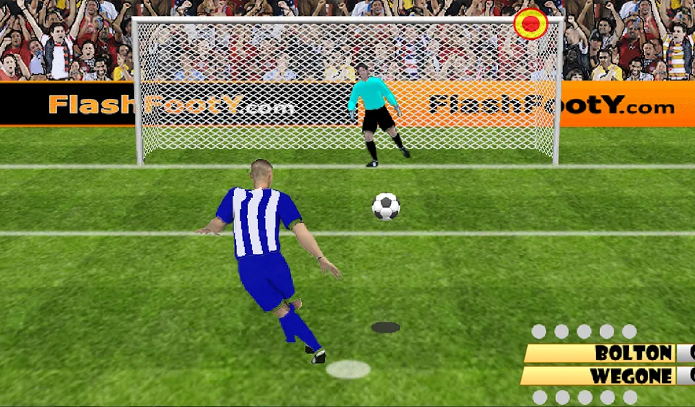 Взлом Penalty Shooters Football Game  [МОД Mega Pack] — полная версия apk на Андроид screen 1