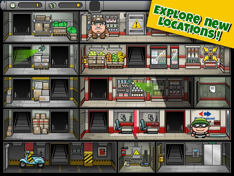 Скачать взломанную Bob The Robber 4 (Боб Грабитель 4)  [МОД Unlocked] — стабильная версия apk на Андроид screen 2