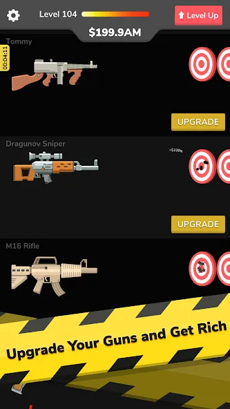 Взлом Gun Idle (Ган Айдл)  [МОД Unlocked] — стабильная версия apk на Андроид screen 2