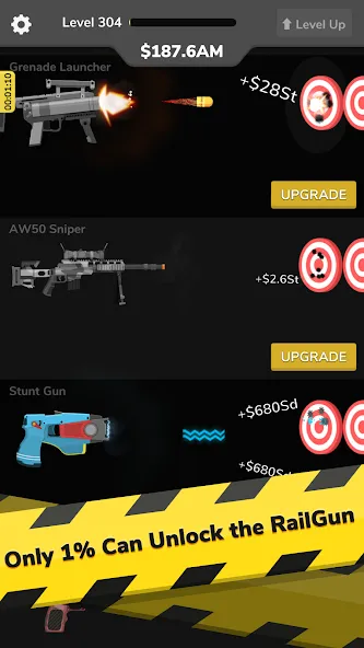 Взлом Gun Idle (Ган Айдл)  [МОД Unlocked] — стабильная версия apk на Андроид screen 4