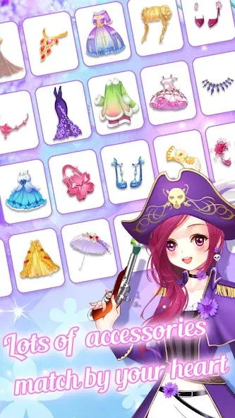 Скачать взломанную Dream Flower Dressup  [МОД Меню] — полная версия apk на Андроид screen 2