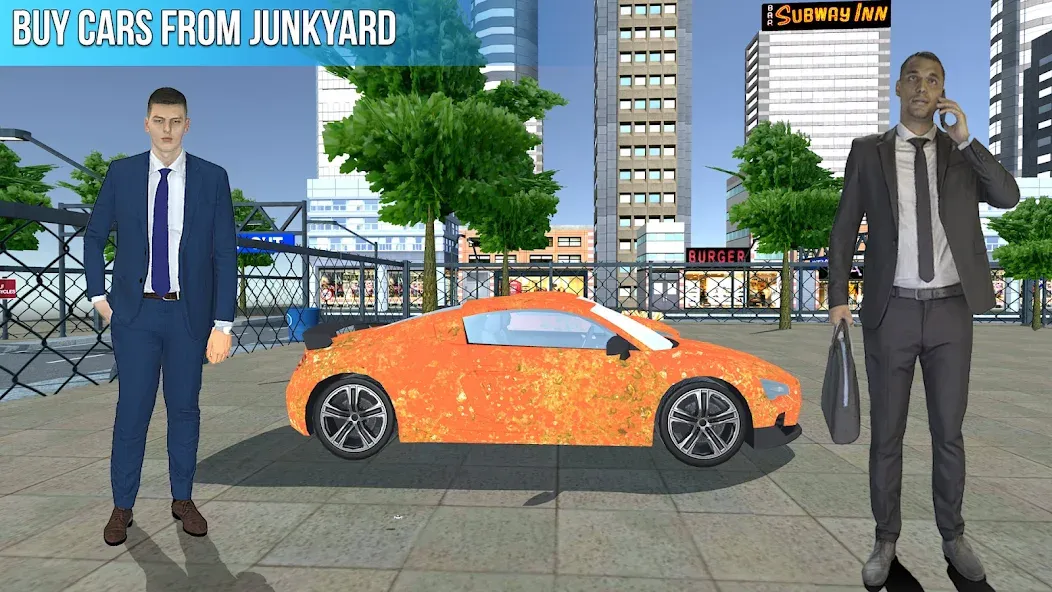 Взломанная Used Car Dealers Job Simulator  [МОД Unlocked] — последняя версия apk на Андроид screen 2