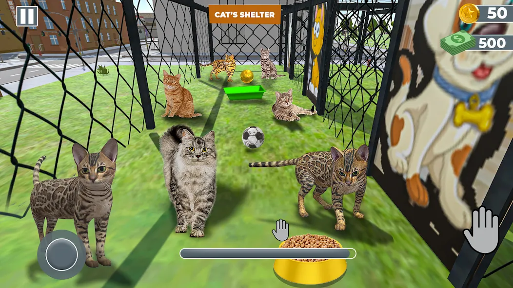 Скачать взломанную Animal Shelter: Pet Rescue 3D  [МОД Бесконечные деньги] — последняя версия apk на Андроид screen 2