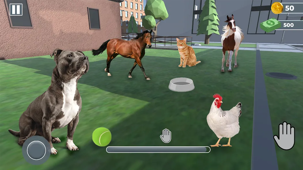 Скачать взломанную Animal Shelter: Pet Rescue 3D  [МОД Бесконечные деньги] — последняя версия apk на Андроид screen 5