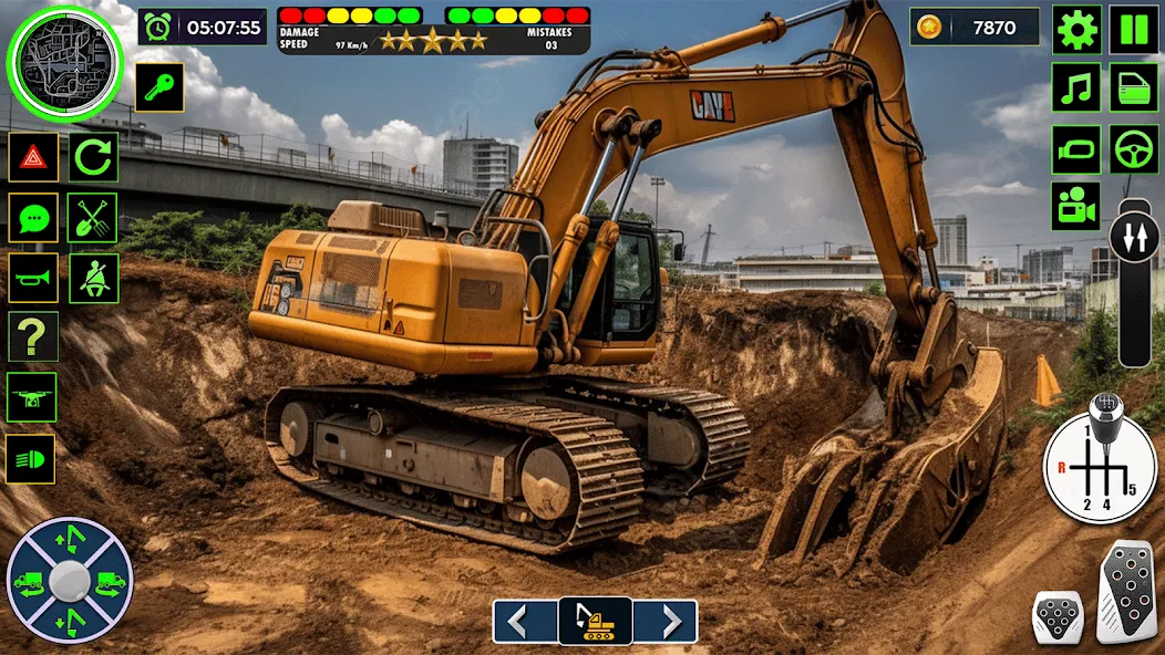 Взлом Real Road Construction Games (Реал Роад Конструкшн Геймс)  [МОД Меню] — последняя версия apk на Андроид screen 1