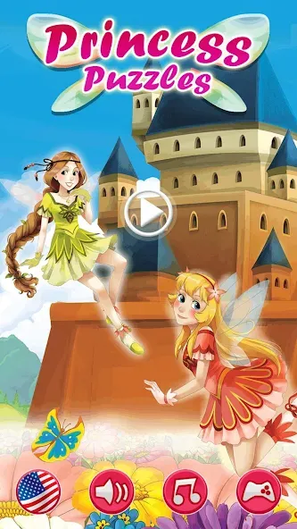 Скачать взлом Princess Girls Puzzles — Kids  [МОД Unlimited Money] — полная версия apk на Андроид screen 1