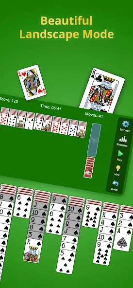 Скачать взлом Spider Solitaire Classic  [МОД Unlocked] — стабильная версия apk на Андроид screen 2