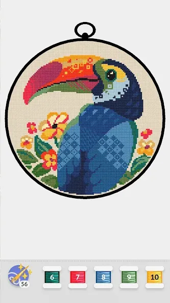 Скачать взломанную Cross Stitch Club (Кросс Стич Клуб)  [МОД Бесконечные деньги] — последняя версия apk на Андроид screen 4