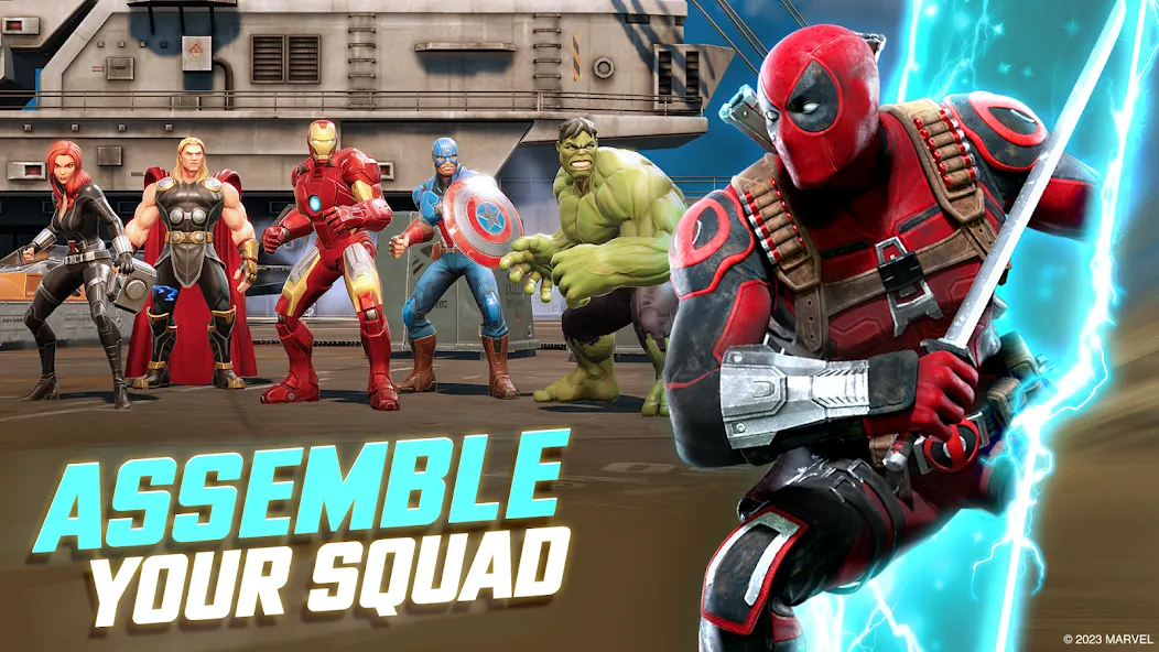 Взлом MARVEL Strike Force: Squad RPG (Марвел Страйк Форс)  [МОД Много денег] — последняя версия apk на Андроид screen 1