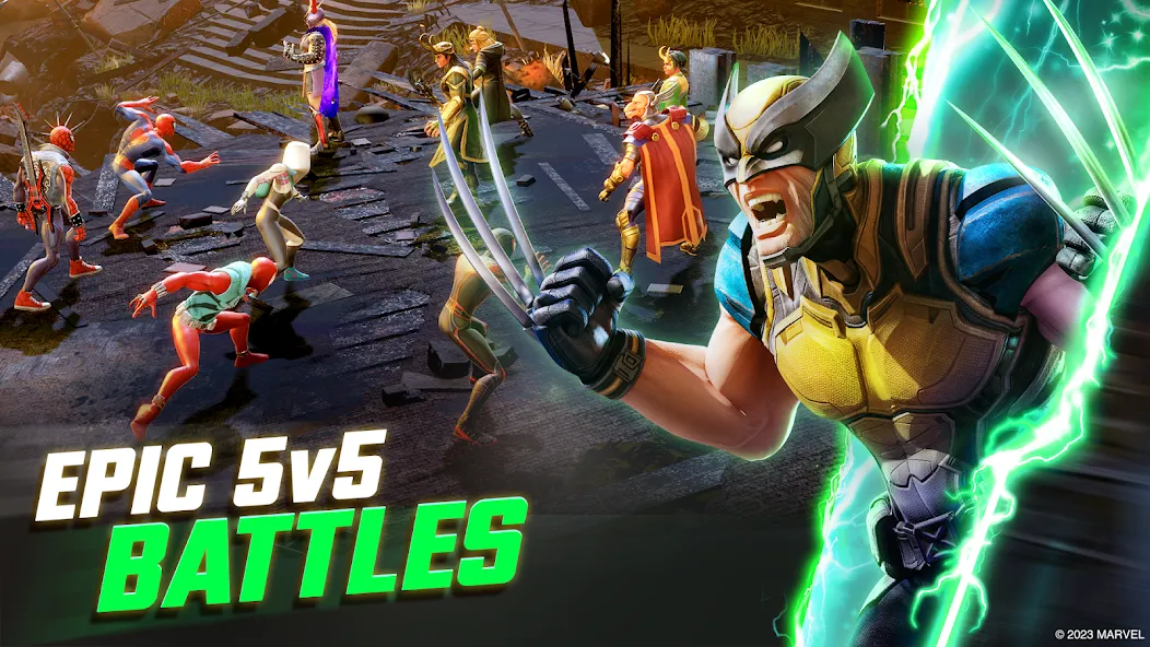 Взлом MARVEL Strike Force: Squad RPG (Марвел Страйк Форс)  [МОД Много денег] — последняя версия apk на Андроид screen 3