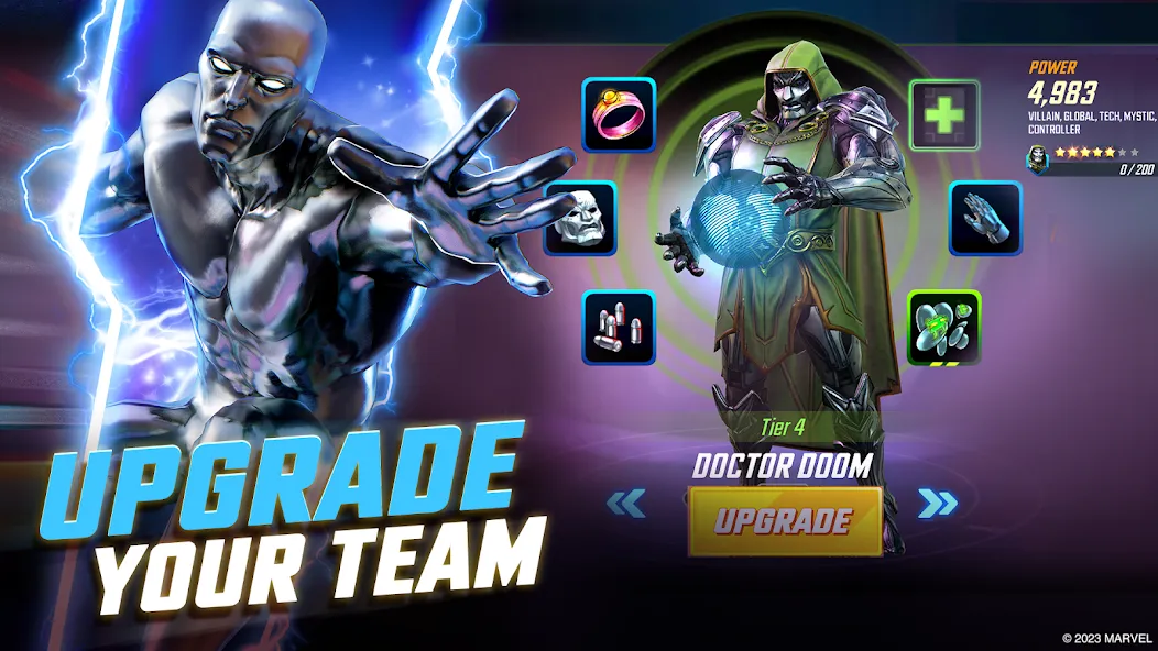 Взлом MARVEL Strike Force: Squad RPG (Марвел Страйк Форс)  [МОД Много денег] — последняя версия apk на Андроид screen 5