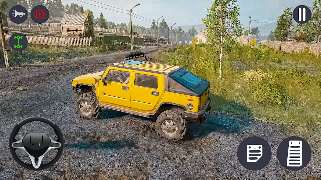 Взлом 4×4 Jeep Offroad Car Driving (Джип Оффроуд Автомобиль Вождения)  [МОД Все открыто] — полная версия apk на Андроид screen 5