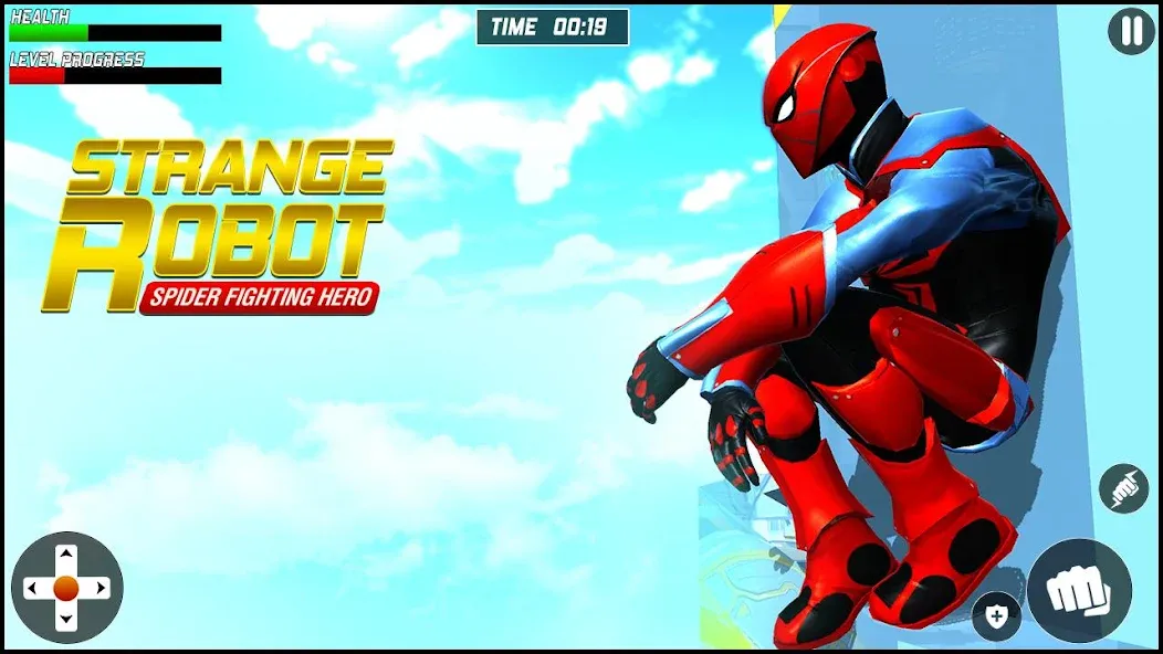 Взлом Strange Robot Spider hero Game  [МОД Unlimited Money] — последняя версия apk на Андроид screen 1