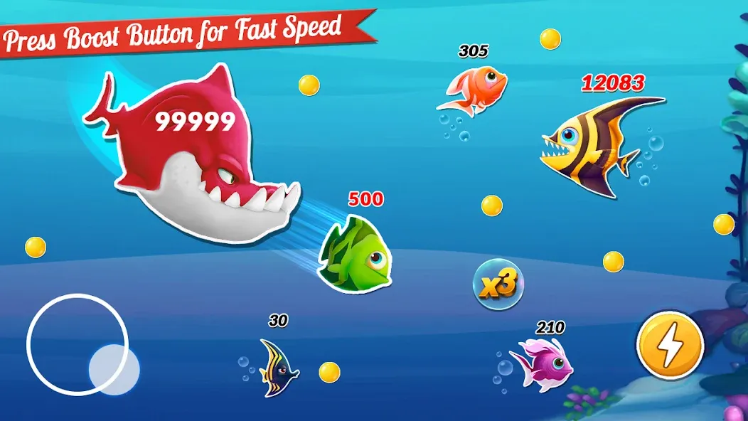 Взлом Fish.IO Fish Games Shark Games (Фиш Ай О Фиш Геймс Шарк Геймс)  [МОД Menu] — полная версия apk на Андроид screen 1