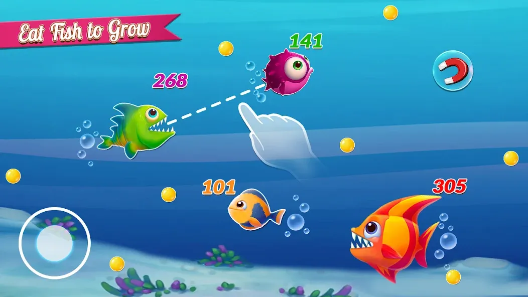 Взлом Fish.IO Fish Games Shark Games (Фиш Ай О Фиш Геймс Шарк Геймс)  [МОД Menu] — полная версия apk на Андроид screen 5