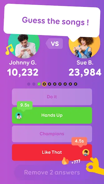 Скачать взломанную SongPop® — Guess The Song (СонгПоп)  [МОД Все открыто] — последняя версия apk на Андроид screen 1