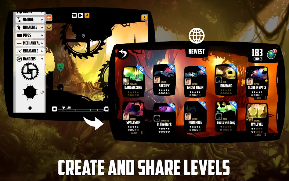 Взломанная BADLAND (БЕДЛЕНД)  [МОД Меню] — последняя версия apk на Андроид screen 5