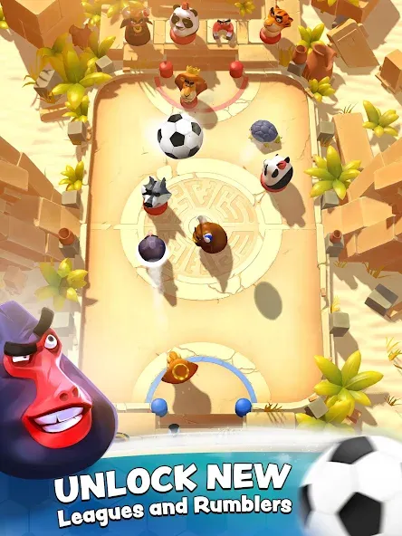 Взломанная Rumble Stars Football (Рамбл Старс)  [МОД Menu] — стабильная версия apk на Андроид screen 2