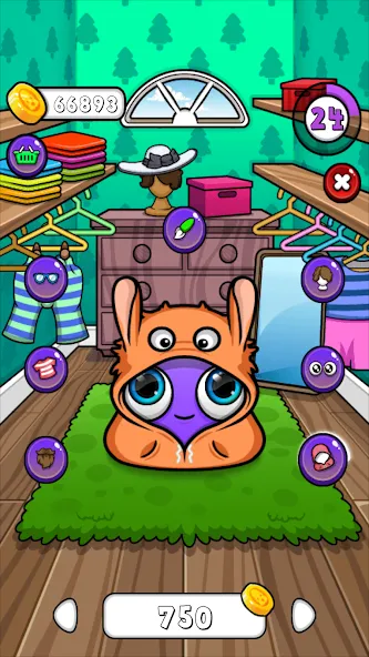 Скачать взломанную Moy 7 — Virtual Pet Game  [МОД Бесконечные деньги] — полная версия apk на Андроид screen 4