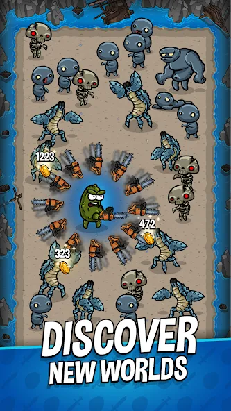 Скачать взломанную Pickle Pete: Survivor (Пикл Пит)  [МОД Все открыто] — стабильная версия apk на Андроид screen 2