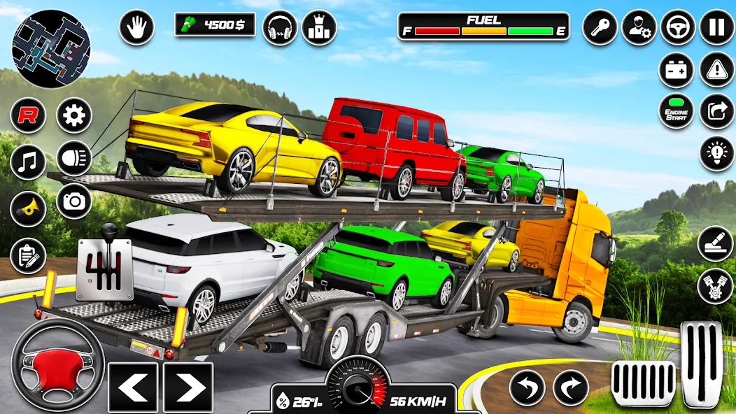 Взломанная Car Transporter 3d:Truck Games  [МОД Unlocked] — последняя версия apk на Андроид screen 2