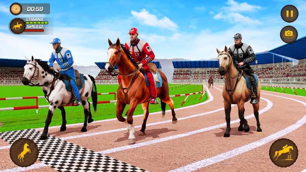 Скачать взлом Horse Racing Game: Horse Games  [МОД Меню] — последняя версия apk на Андроид screen 2