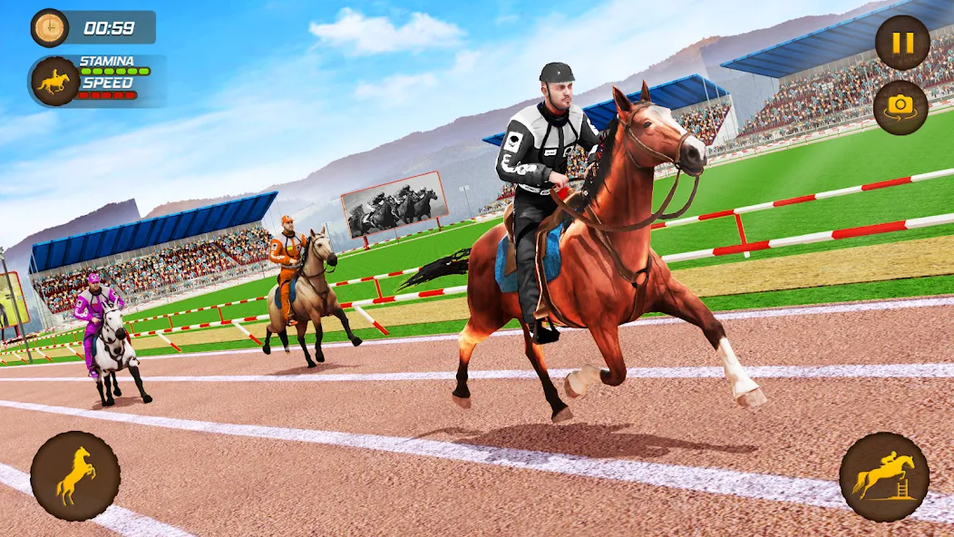 Скачать взлом Horse Racing Game: Horse Games  [МОД Меню] — последняя версия apk на Андроид screen 4