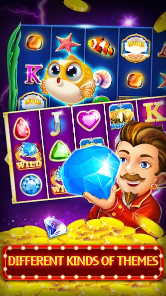 Скачать взломанную Slots (Слоты)  [МОД Много денег] — стабильная версия apk на Андроид screen 4