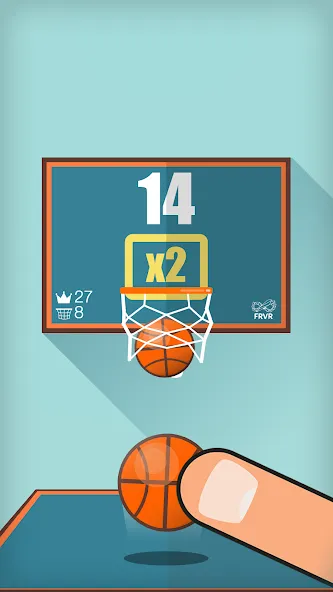 Скачать взломанную Basketball FRVR — Dunk Shoot (Баскетбол ФРВР)  [МОД Unlocked] — полная версия apk на Андроид screen 5