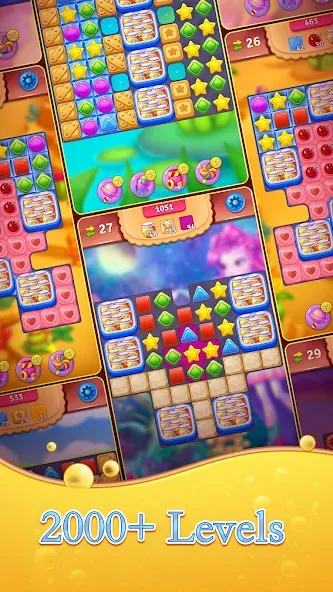 Скачать взломанную Candy Blast — Jigsaw Puzzle (Кенди Бласт)  [МОД Unlocked] — полная версия apk на Андроид screen 2