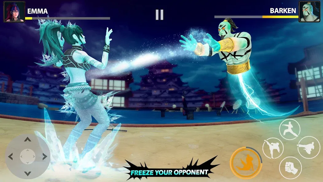 Взломанная Ninja Clash: Karate Fighters (Ниндзя Мастер)  [МОД Menu] — последняя версия apk на Андроид screen 3