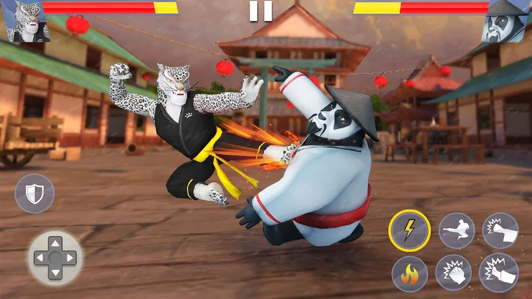 Скачать взломанную Kung Fu Animal: Fighting Games (Кунгфу животное)  [МОД Бесконечные деньги] — стабильная версия apk на Андроид screen 2