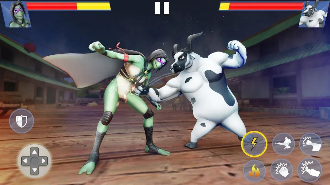 Скачать взломанную Kung Fu Animal: Fighting Games (Кунгфу животное)  [МОД Бесконечные деньги] — стабильная версия apk на Андроид screen 3