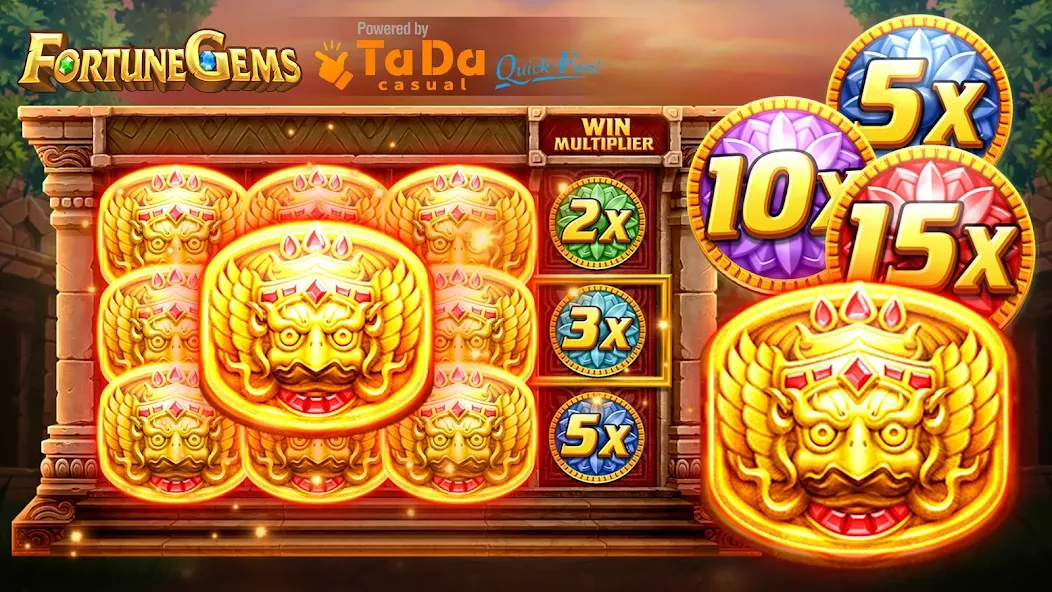 Скачать взлом Slot Fortune Gems-TaDa Games (Слот Форчун Гемс)  [МОД Unlocked] — полная версия apk на Андроид screen 1