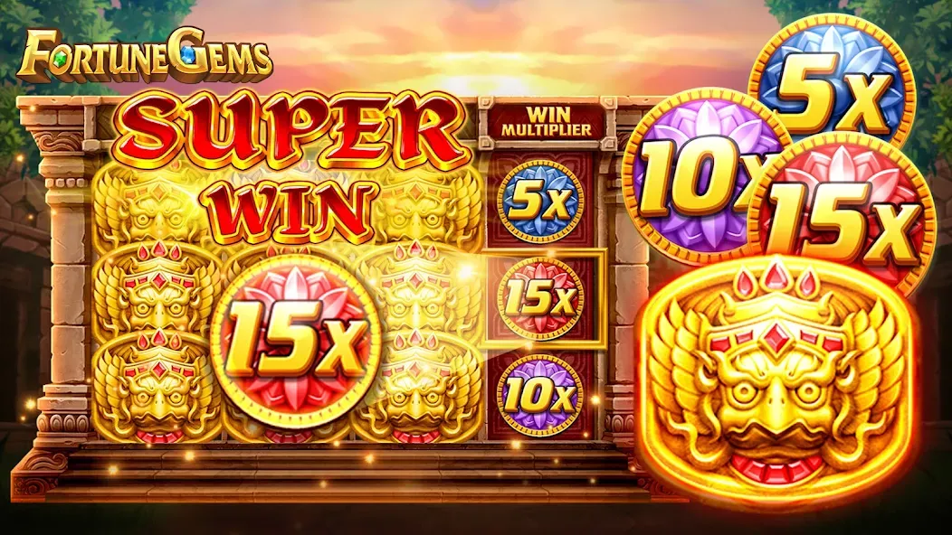 Скачать взлом Slot Fortune Gems-TaDa Games (Слот Форчун Гемс)  [МОД Unlocked] — полная версия apk на Андроид screen 2