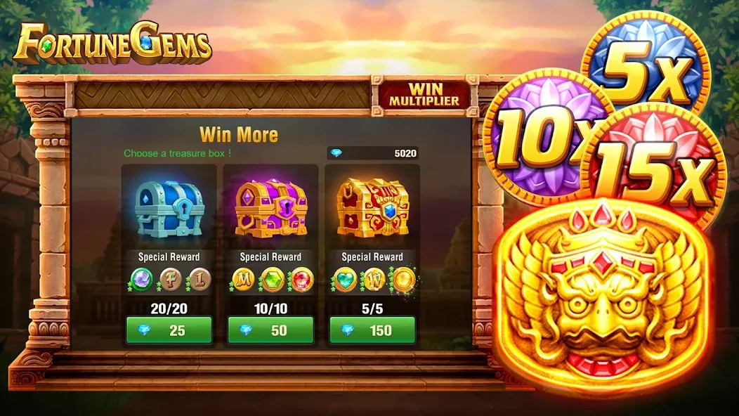 Скачать взлом Slot Fortune Gems-TaDa Games (Слот Форчун Гемс)  [МОД Unlocked] — полная версия apk на Андроид screen 4