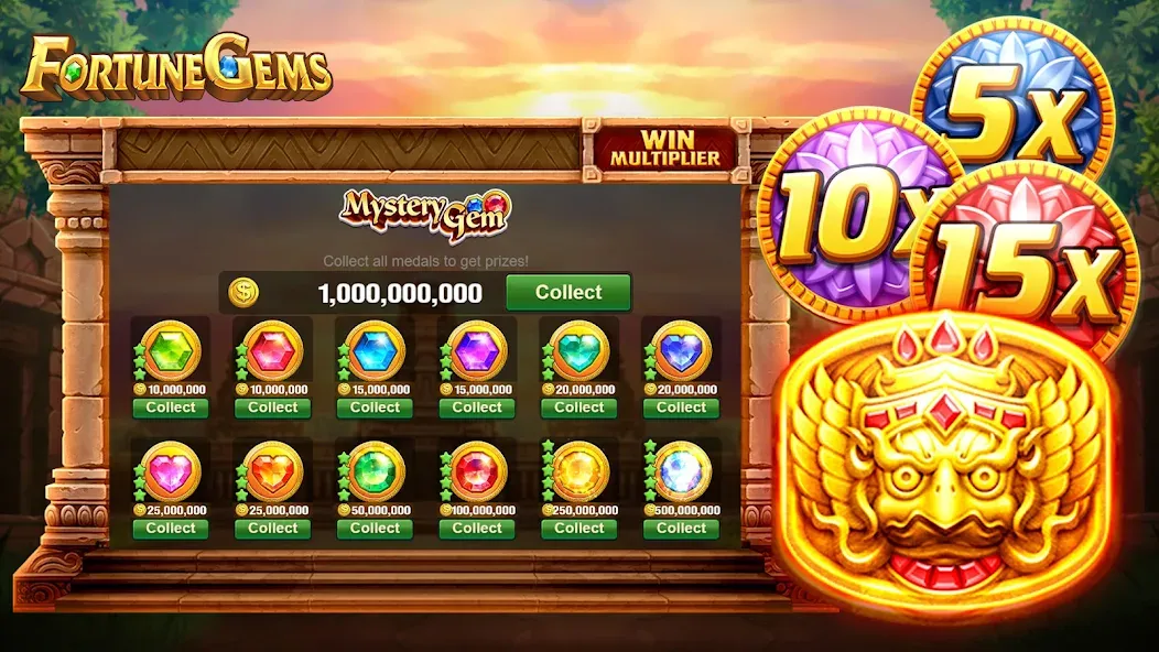 Скачать взлом Slot Fortune Gems-TaDa Games (Слот Форчун Гемс)  [МОД Unlocked] — полная версия apk на Андроид screen 5