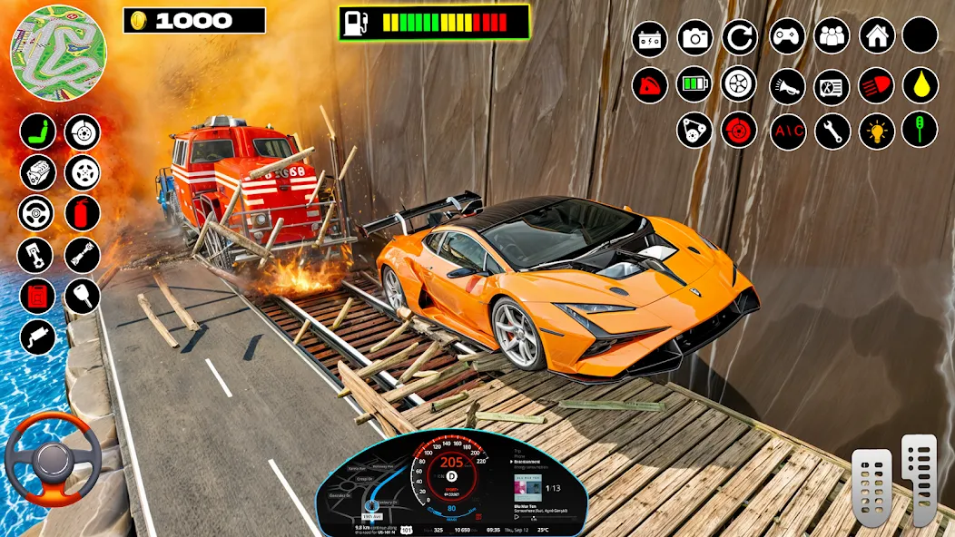 Взломанная Rampa Car Game: GT Car stunts (Мега Рэмпс)  [МОД Много монет] — стабильная версия apk на Андроид screen 1