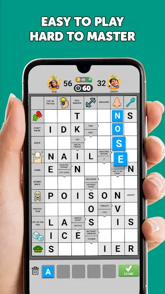 Взлом Wordgrams — Crossword & Puzzle (Вордграмс)  [МОД Unlimited Money] — стабильная версия apk на Андроид screen 2